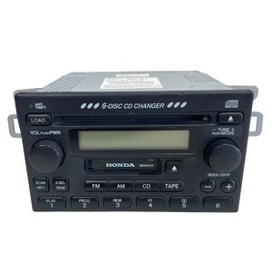 Honda 6-Disc CD Changer Cassette Radio Player 39100-S84-A300 CQ-EH1060A OEM